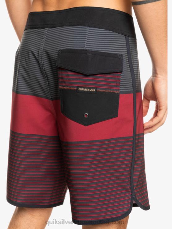 Quiksilver D6JJ1405 miehet rubiiniviini surfsilk tijuana 19 boardshortsit