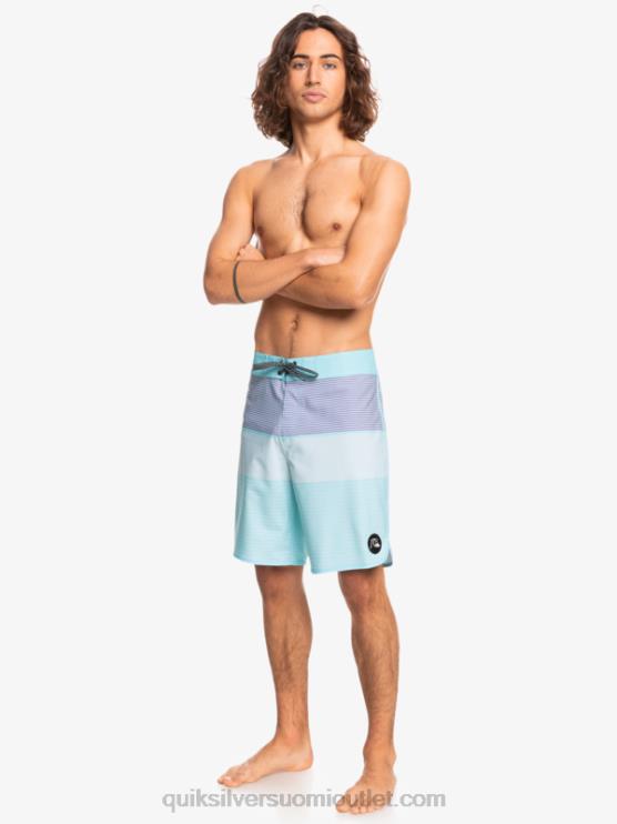 Quiksilver D6JJ1407 miehet enkelin sininen surfsilk tijuana 19 boardshortsit