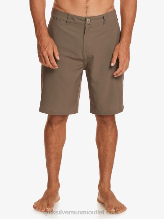 Quiksilver D6JJ140 miehet pääruskea ocean union amphibian 20 hybridishortsit