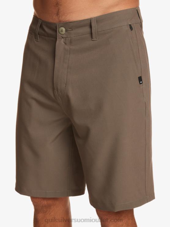 Quiksilver D6JJ140 miehet pääruskea ocean union amphibian 20 hybridishortsit
