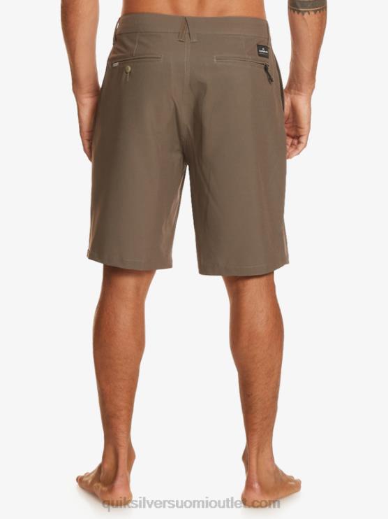 Quiksilver D6JJ140 miehet pääruskea ocean union amphibian 20 hybridishortsit
