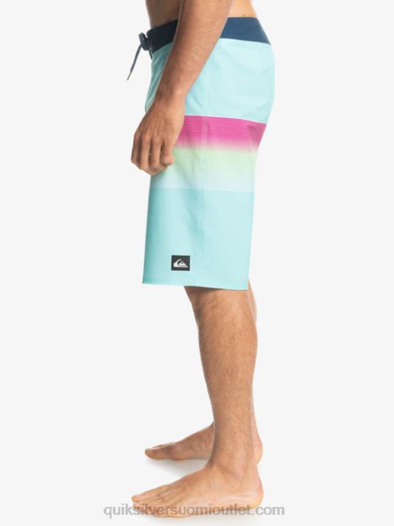 Quiksilver D6JJ1410 miehet enkelin sininen surfsilk slab 21 boardshortsit