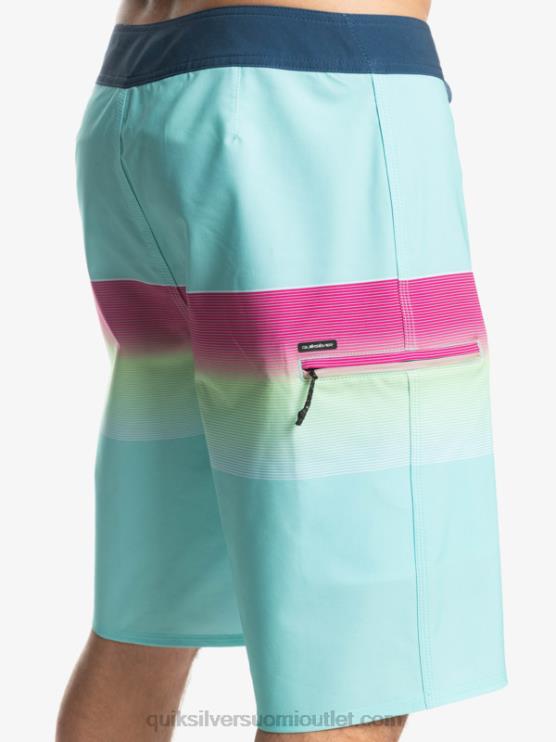 Quiksilver D6JJ1410 miehet enkelin sininen surfsilk slab 21 boardshortsit
