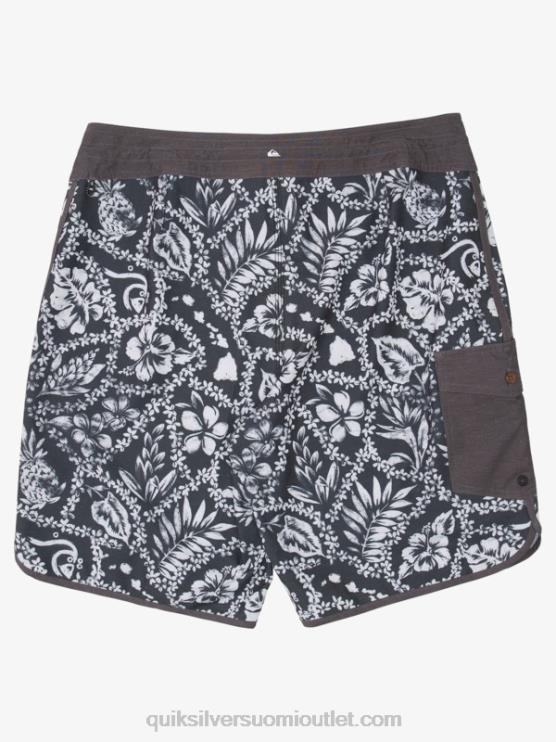 Quiksilver D6JJ1417 miehet musta saapumislei vesimies saapuminen lei 20 kampasimpukka shortsit
