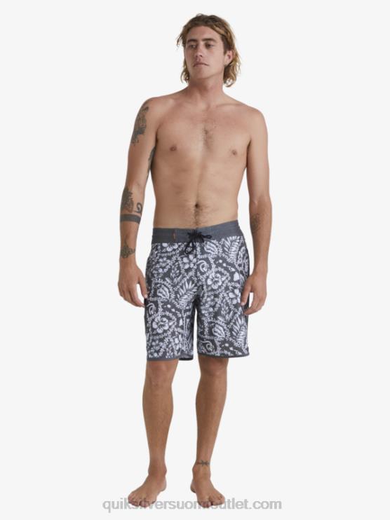 Quiksilver D6JJ1417 miehet musta saapumislei vesimies saapuminen lei 20 kampasimpukka shortsit
