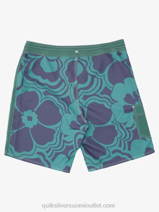 Quiksilver D6JJ1437 miehet savumäntypalautus waterman-painatusprintti 19 boardshortsia