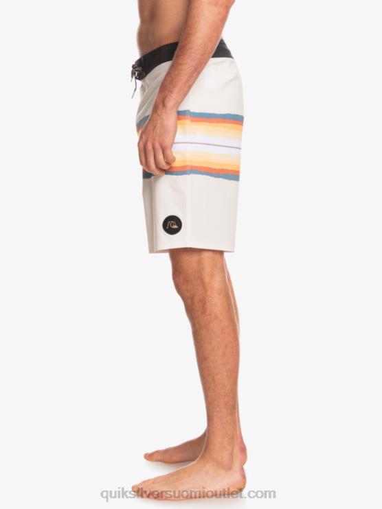 Quiksilver D6JJ1445 miehet antiikki valkoinen surfsilkkihartsisävy 19 boardshortsit