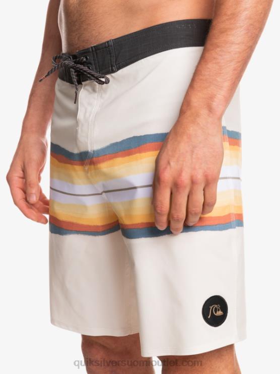 Quiksilver D6JJ1445 miehet antiikki valkoinen surfsilkkihartsisävy 19 boardshortsit