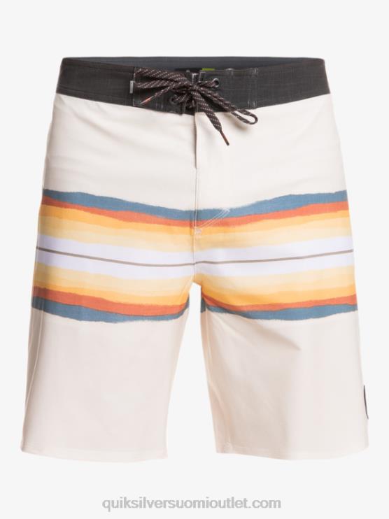 Quiksilver D6JJ1445 miehet antiikki valkoinen surfsilkkihartsisävy 19 boardshortsit