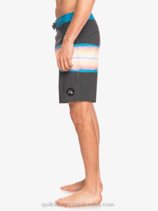 Quiksilver D6JJ1446 miehet asfaltti surfsilkkihartsisävy 19 boardshortsit