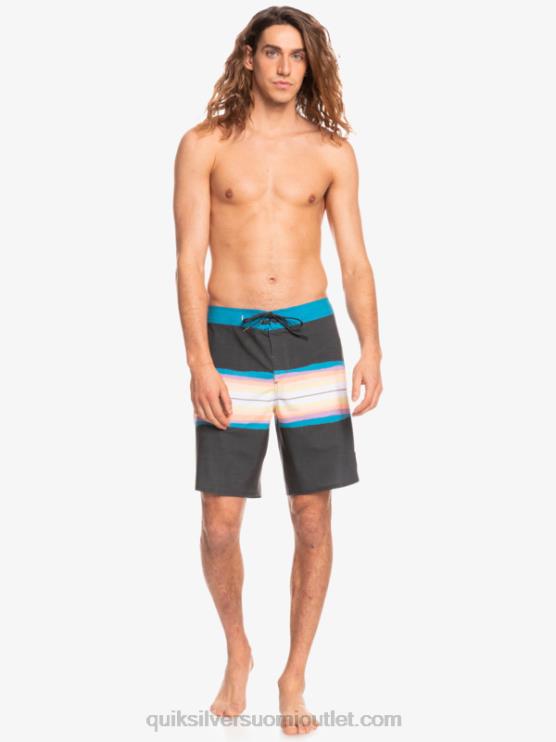 Quiksilver D6JJ1446 miehet asfaltti surfsilkkihartsisävy 19 boardshortsit