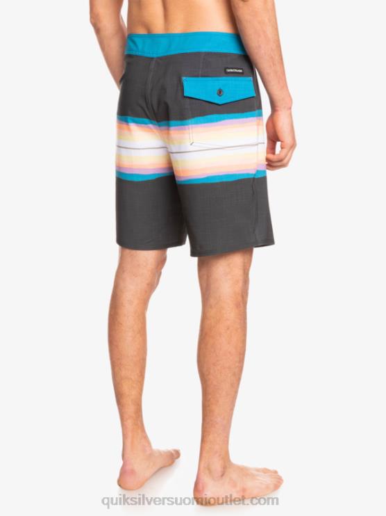 Quiksilver D6JJ1446 miehet asfaltti surfsilkkihartsisävy 19 boardshortsit