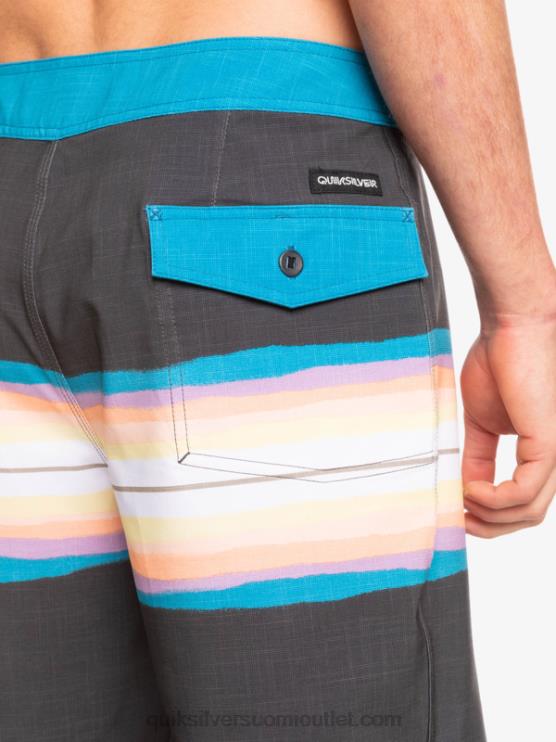 Quiksilver D6JJ1446 miehet asfaltti surfsilkkihartsisävy 19 boardshortsit