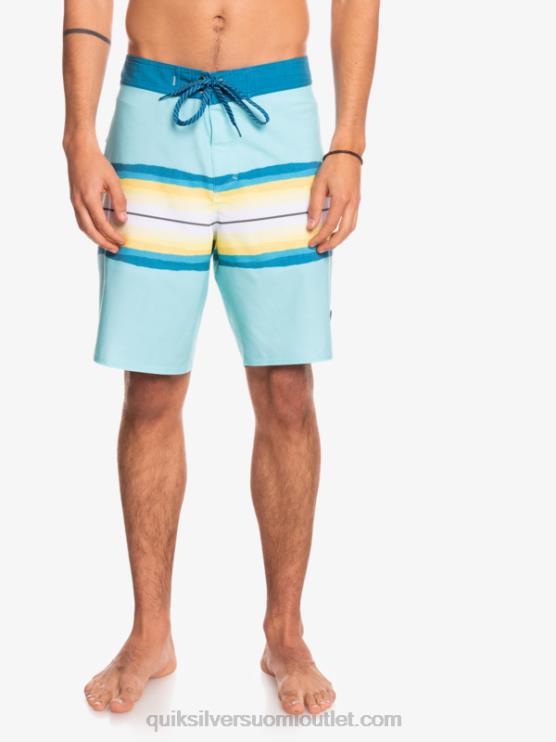 Quiksilver D6JJ1448 miehet enkelin sininen surfsilkkihartsisävy 19 boardshortsit