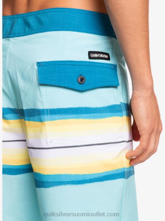 Quiksilver D6JJ1448 miehet enkelin sininen surfsilkkihartsisävy 19 boardshortsit