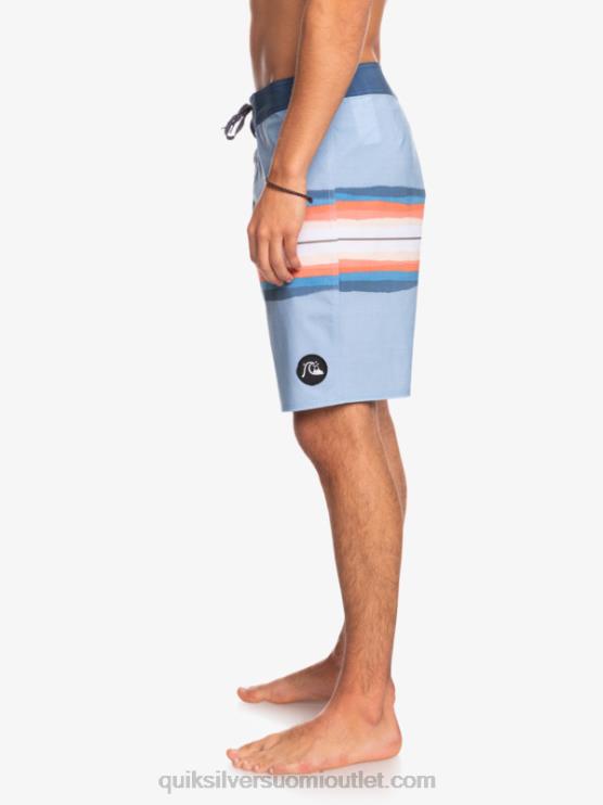 Quiksilver D6JJ1449 miehet haalistunut denim surfsilkkihartsisävy 19 boardshortsit