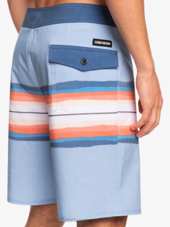 Quiksilver D6JJ1449 miehet haalistunut denim surfsilkkihartsisävy 19 boardshortsit