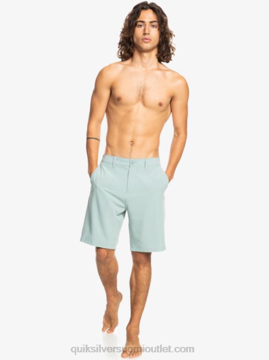 Quiksilver D6JJ144 miehet vihreä miljöö ocean union amphibian 20 hybridishortsit