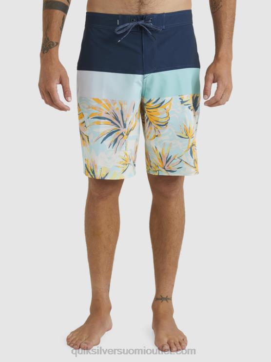 Quiksilver D6JJ1450 miehet merkki sininen surfsilk panel 20 boardshortsit