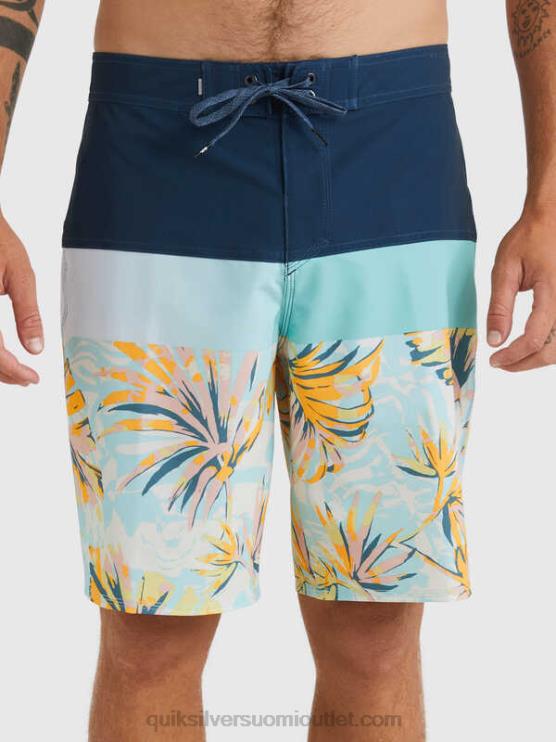 Quiksilver D6JJ1450 miehet merkki sininen surfsilk panel 20 boardshortsit