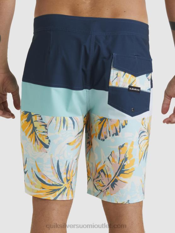 Quiksilver D6JJ1450 miehet merkki sininen surfsilk panel 20 boardshortsit