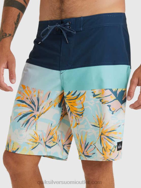 Quiksilver D6JJ1450 miehet merkki sininen surfsilk panel 20 boardshortsit