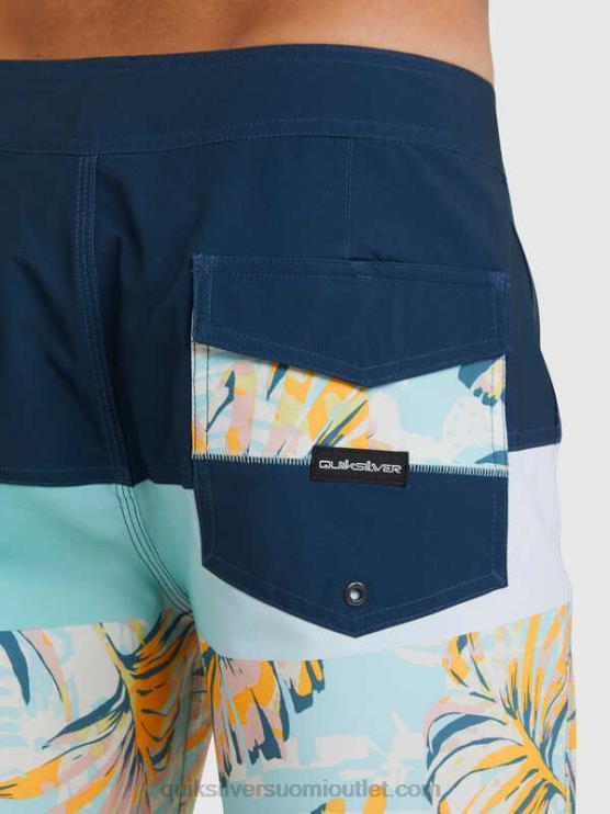 Quiksilver D6JJ1450 miehet merkki sininen surfsilk panel 20 boardshortsit
