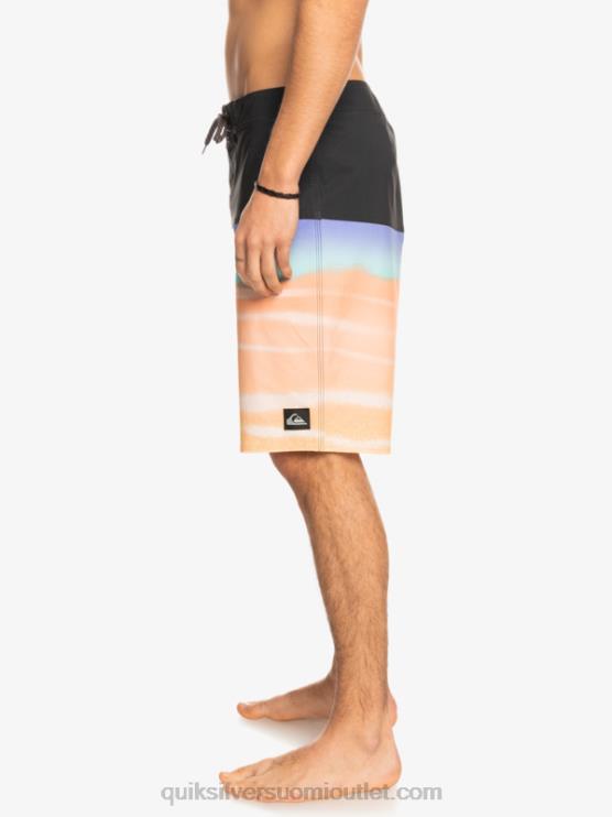 Quiksilver D6JJ1452 miehet cantaloupe surfsilk panel 20 boardshortsit