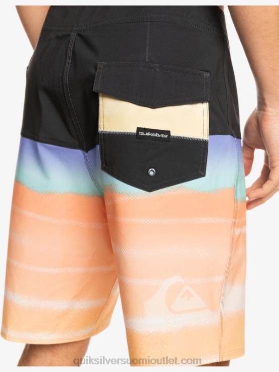 Quiksilver D6JJ1452 miehet cantaloupe surfsilk panel 20 boardshortsit