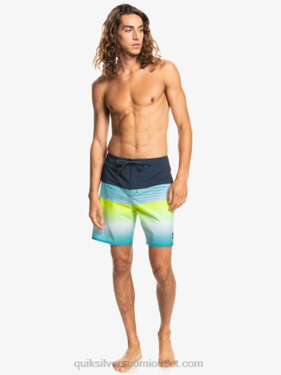 Quiksilver D6JJ1454 miehet laivasto bleiseri surfsilk panel 20 boardshortsit