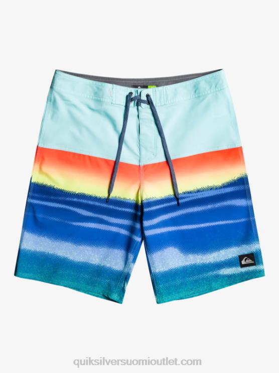 Quiksilver D6JJ1455 miehet uima-altaan vihreä surfsilk panel 20 boardshortsit