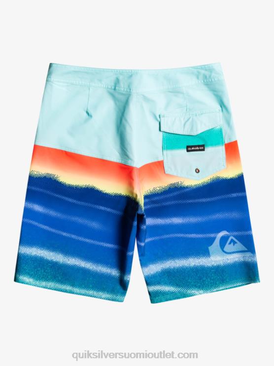 Quiksilver D6JJ1455 miehet uima-altaan vihreä surfsilk panel 20 boardshortsit