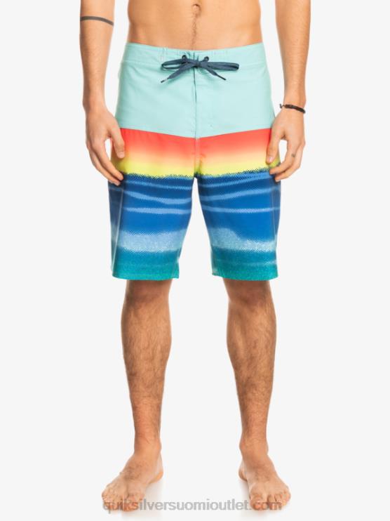 Quiksilver D6JJ1455 miehet uima-altaan vihreä surfsilk panel 20 boardshortsit