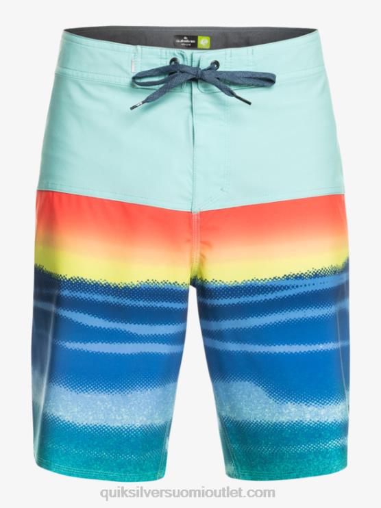 Quiksilver D6JJ1455 miehet uima-altaan vihreä surfsilk panel 20 boardshortsit