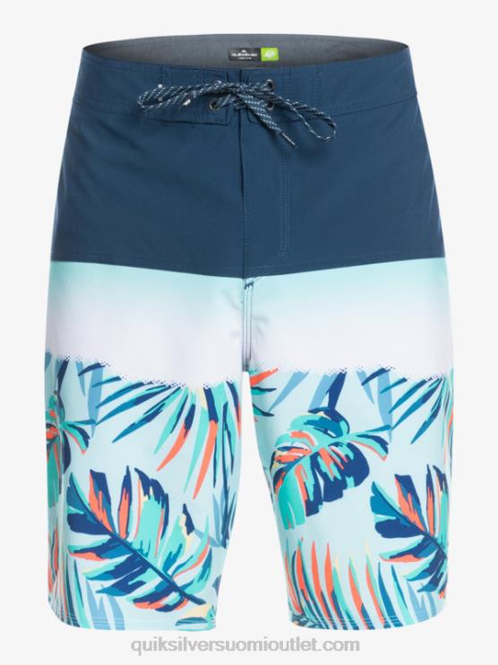 Quiksilver D6JJ1456 miehet merkki sininen surfsilk panel 20 boardshortsit