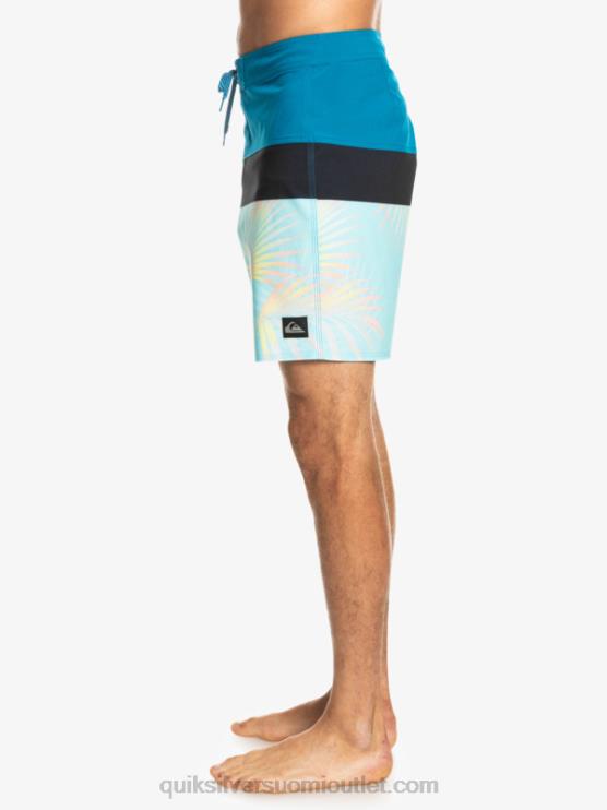 Quiksilver D6JJ1457 miehet satamakaupunki surfsilk panel 20 boardshortsit