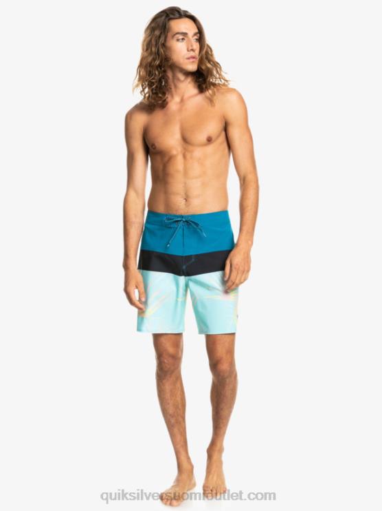 Quiksilver D6JJ1457 miehet satamakaupunki surfsilk panel 20 boardshortsit