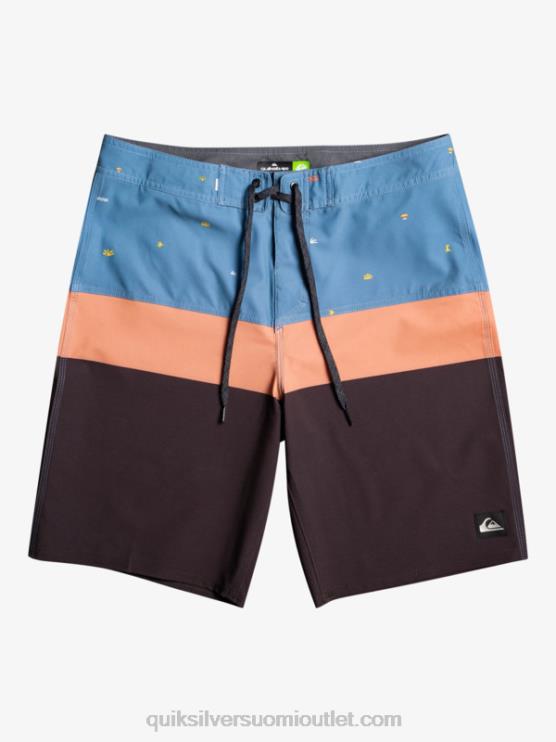Quiksilver D6JJ1458 miehet maakunnan sininen surfsilk panel 20 boardshortsit
