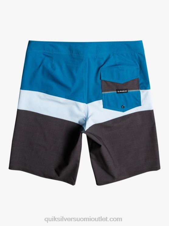 Quiksilver D6JJ1462 miehet sininen harmaa surfsilk panel 20 boardshortsit