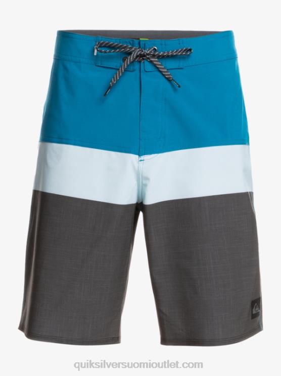 Quiksilver D6JJ1462 miehet sininen harmaa surfsilk panel 20 boardshortsit