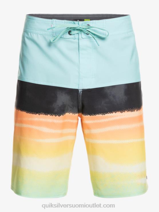 Quiksilver D6JJ1463 miehet enkelin sininen surfsilk panel 20 boardshortsit