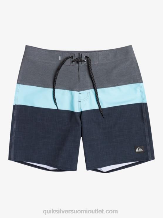 Quiksilver D6JJ1464 miehet musta surfsilk panel 20 boardshortsit
