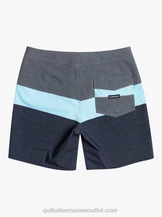 Quiksilver D6JJ1464 miehet musta surfsilk panel 20 boardshortsit