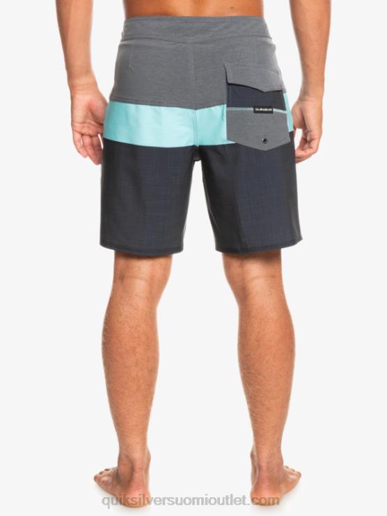 Quiksilver D6JJ1464 miehet musta surfsilk panel 20 boardshortsit