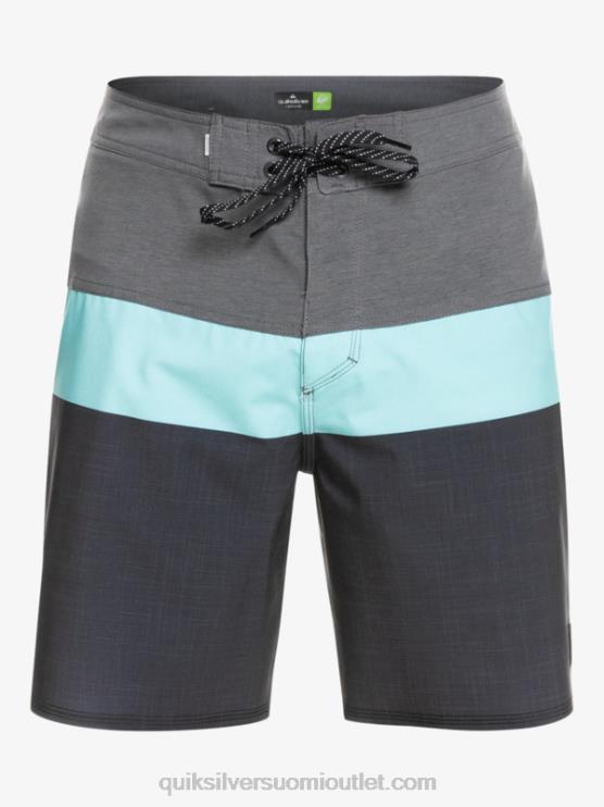 Quiksilver D6JJ1464 miehet musta surfsilk panel 20 boardshortsit