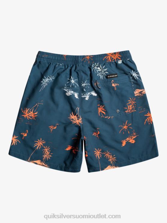 Quiksilver D6JJ1465 miehet majolican sininen päivittäinen sekoitus 17 lentopalloa