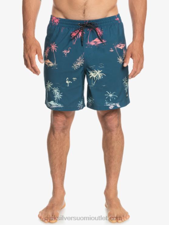 Quiksilver D6JJ1465 miehet majolican sininen päivittäinen sekoitus 17 lentopalloa