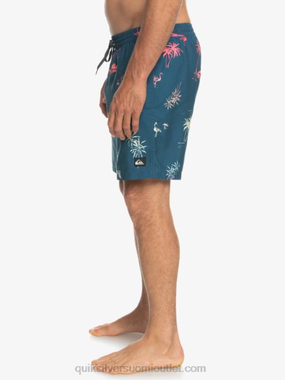 Quiksilver D6JJ1465 miehet majolican sininen päivittäinen sekoitus 17 lentopalloa