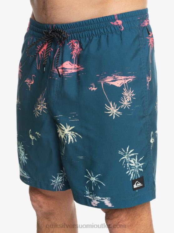 Quiksilver D6JJ1465 miehet majolican sininen päivittäinen sekoitus 17 lentopalloa