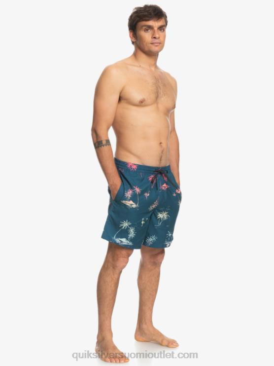 Quiksilver D6JJ1465 miehet majolican sininen päivittäinen sekoitus 17 lentopalloa